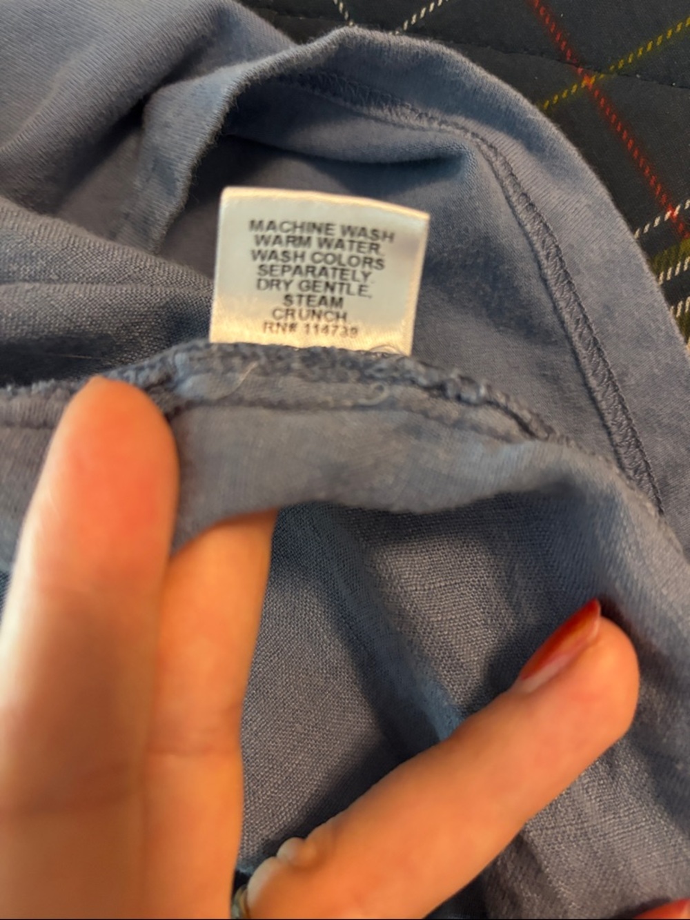 Flax Light Blue Linen Tank dress with Seamed Waist - Picture 6 of 8